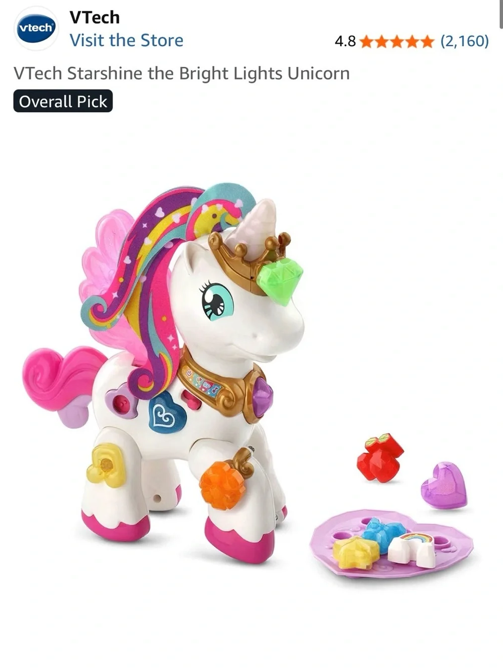 Vtech Starshine the Bright Lifht Unicorn